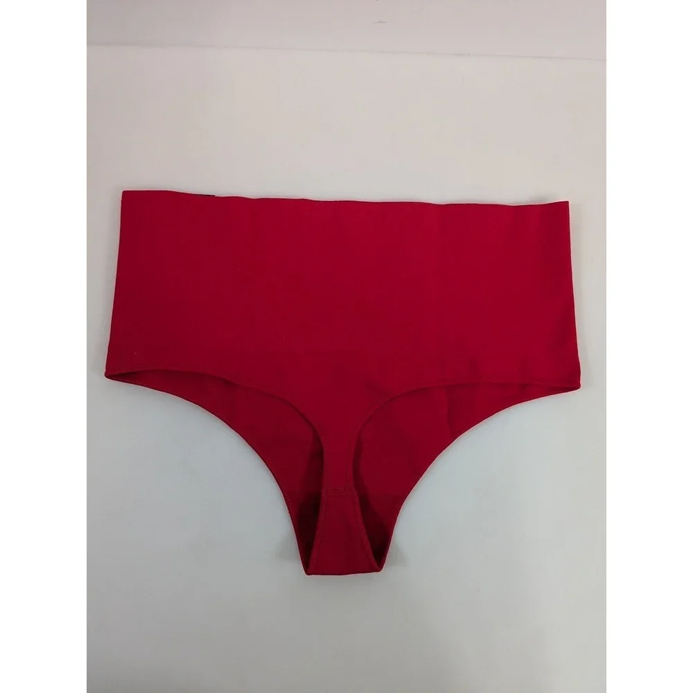 Spanx‎ Womens Bundle Lot of 2 Ecocide Thong sz XL Red NWT